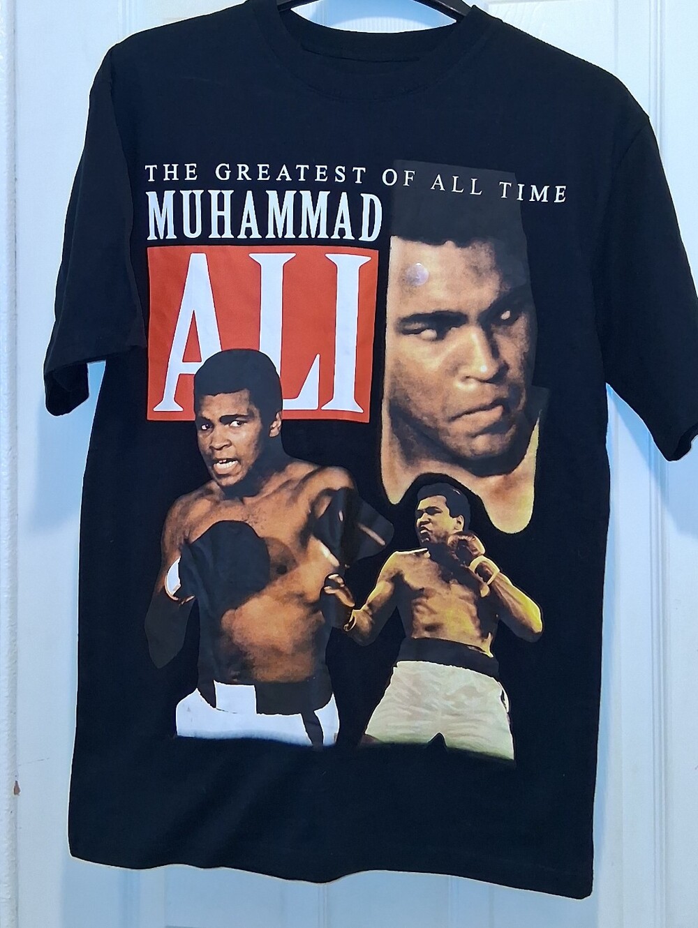 Small New Muhammad Ali Black Graphic Tee - The Greatest of All Time